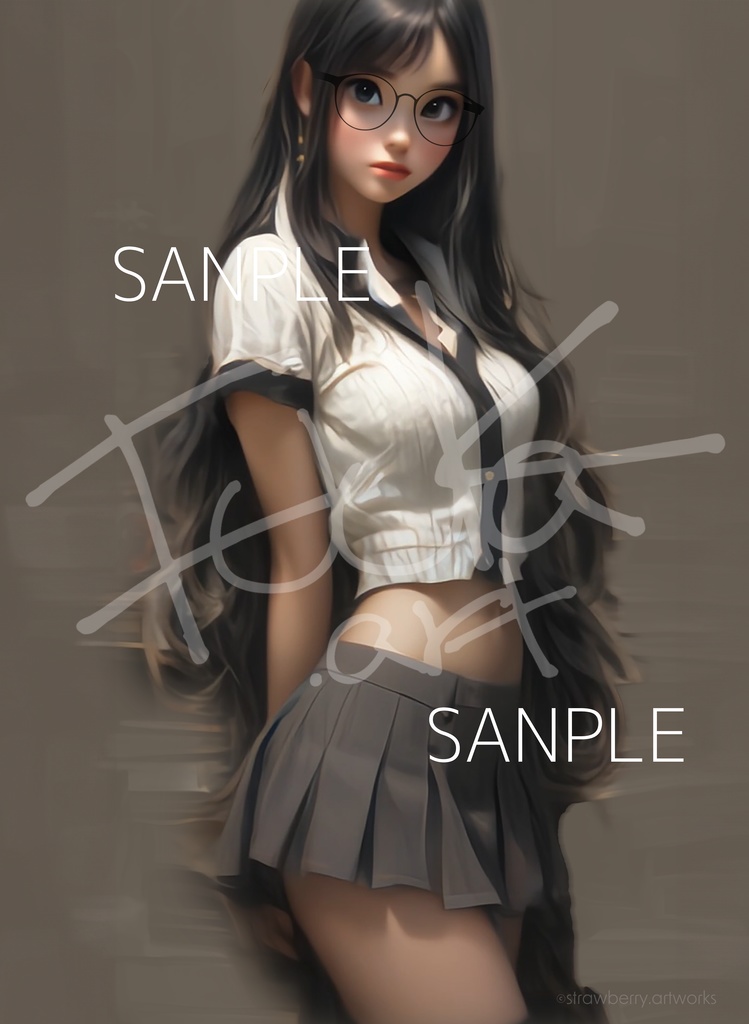 オリジナルデザインパーカー「girl」ロゴあり *特典画像付き