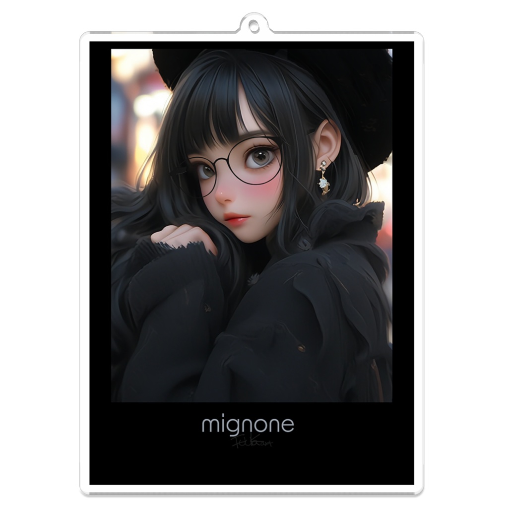 オリジナルデザインアクリルキーホルダー 5種類