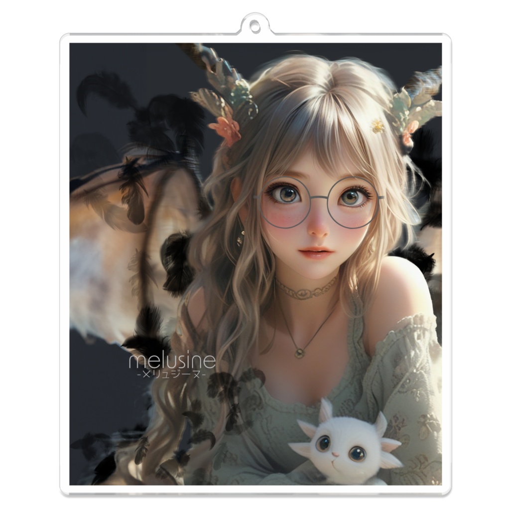 オリジナルデザインアクリルキーホルダー　「melusine」
