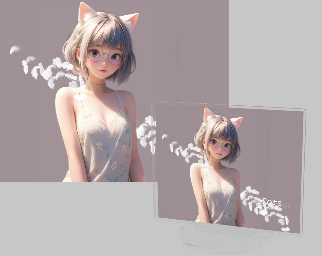 アクリルフィギュア　Cats