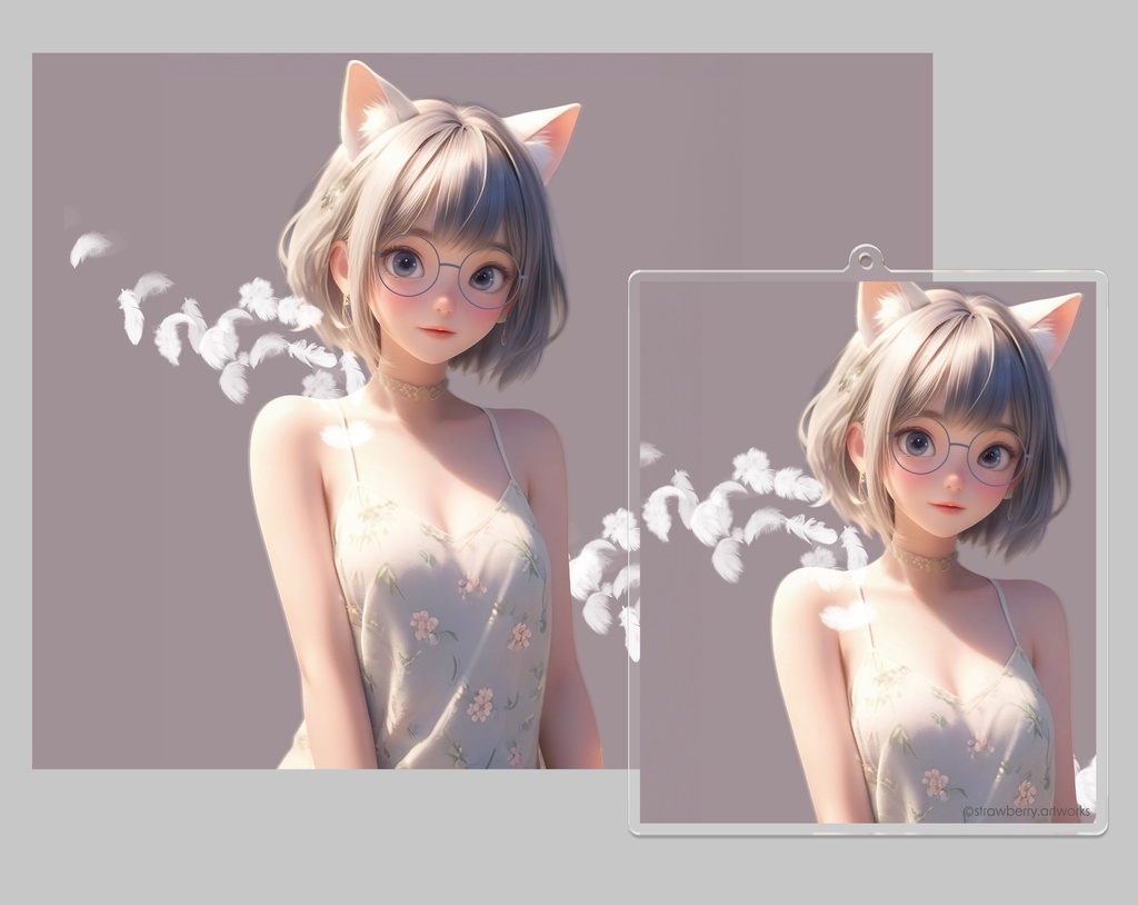 アクリルキーホルダー Cats