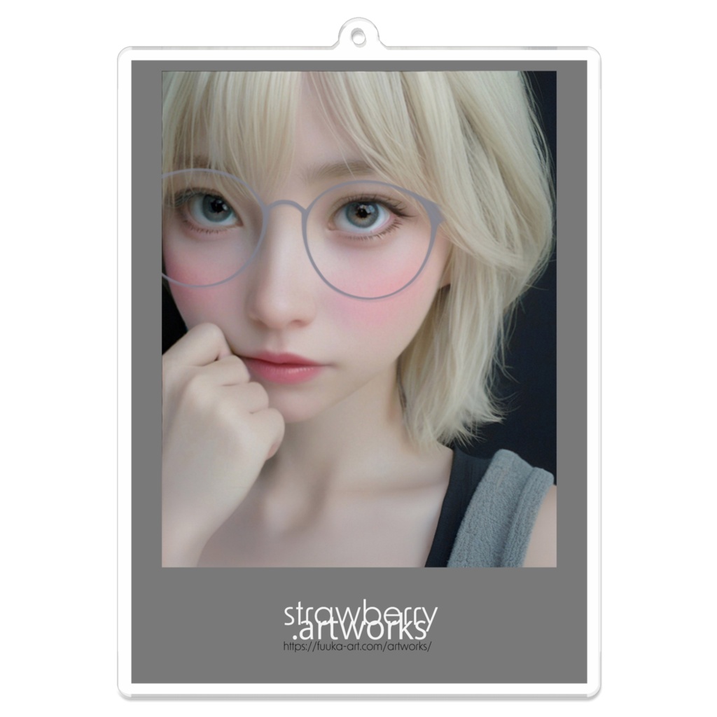 アクリルキーホルダー(コーティング)realC