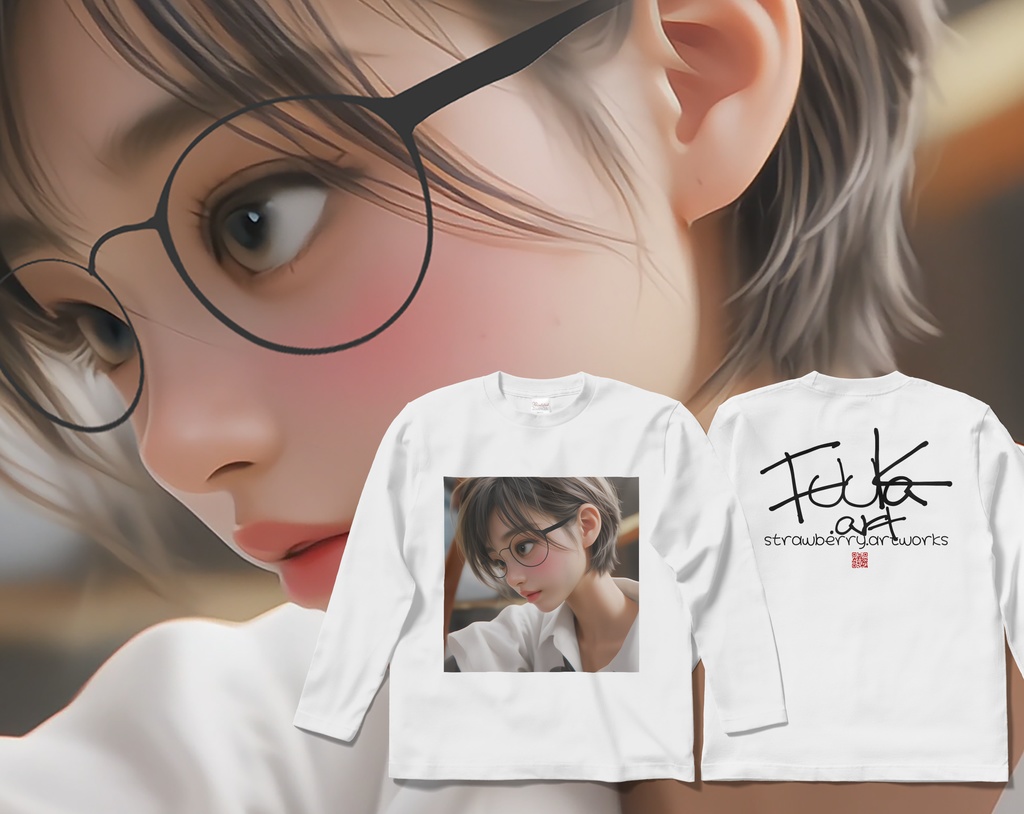 オリジナルデザインプリント ロングスリーブTシャツ realD