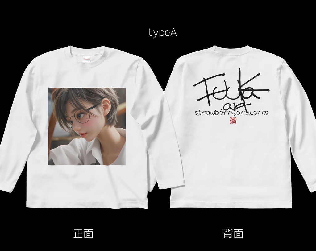 オリジナルデザインプリント ロングスリーブTシャツ realD