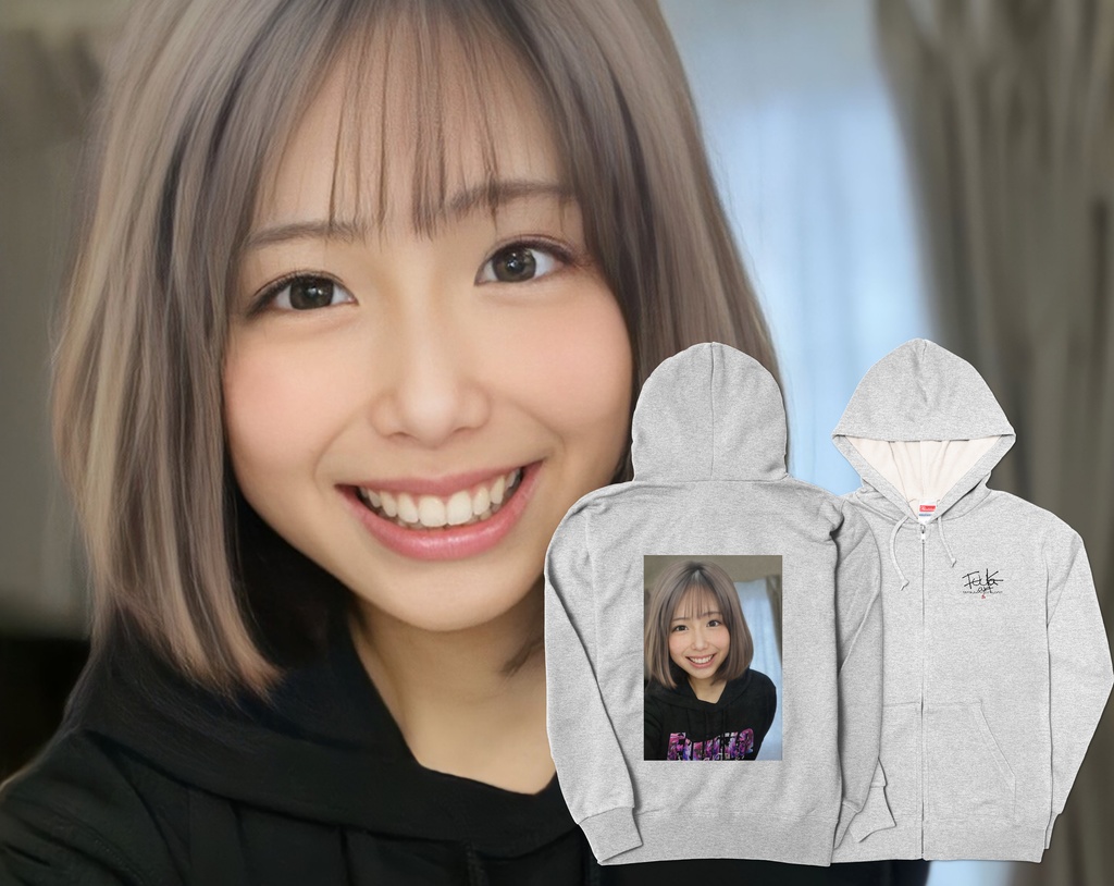 オリジナルデザインプリント　self photo smileA