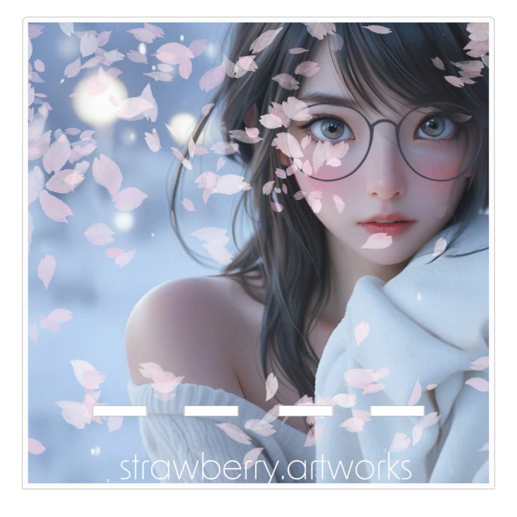 アクリルスマホスタンド 桜