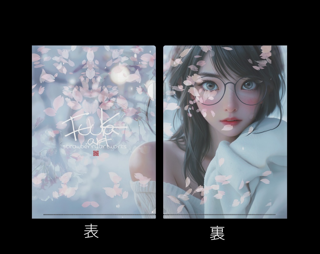 クリアファイル - A4 桜