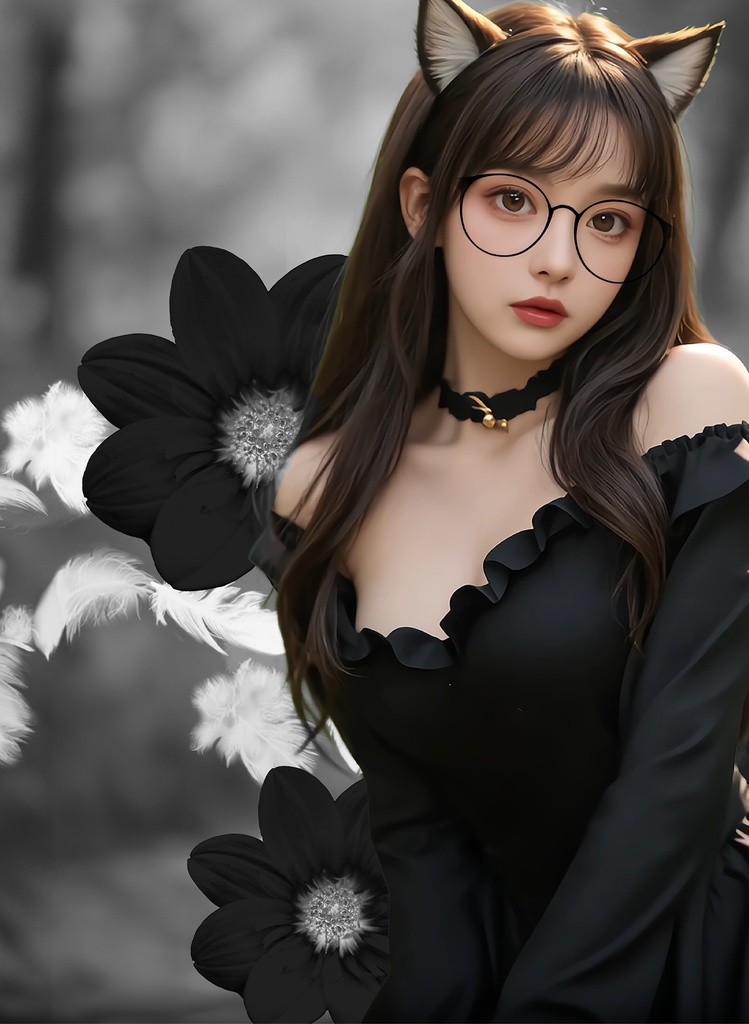 オリジナルデザインプリントTシャツ Black&White