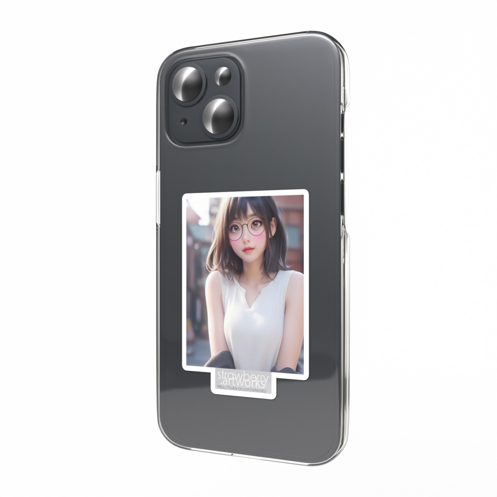 スマホステッカー - 縦「イラスト」