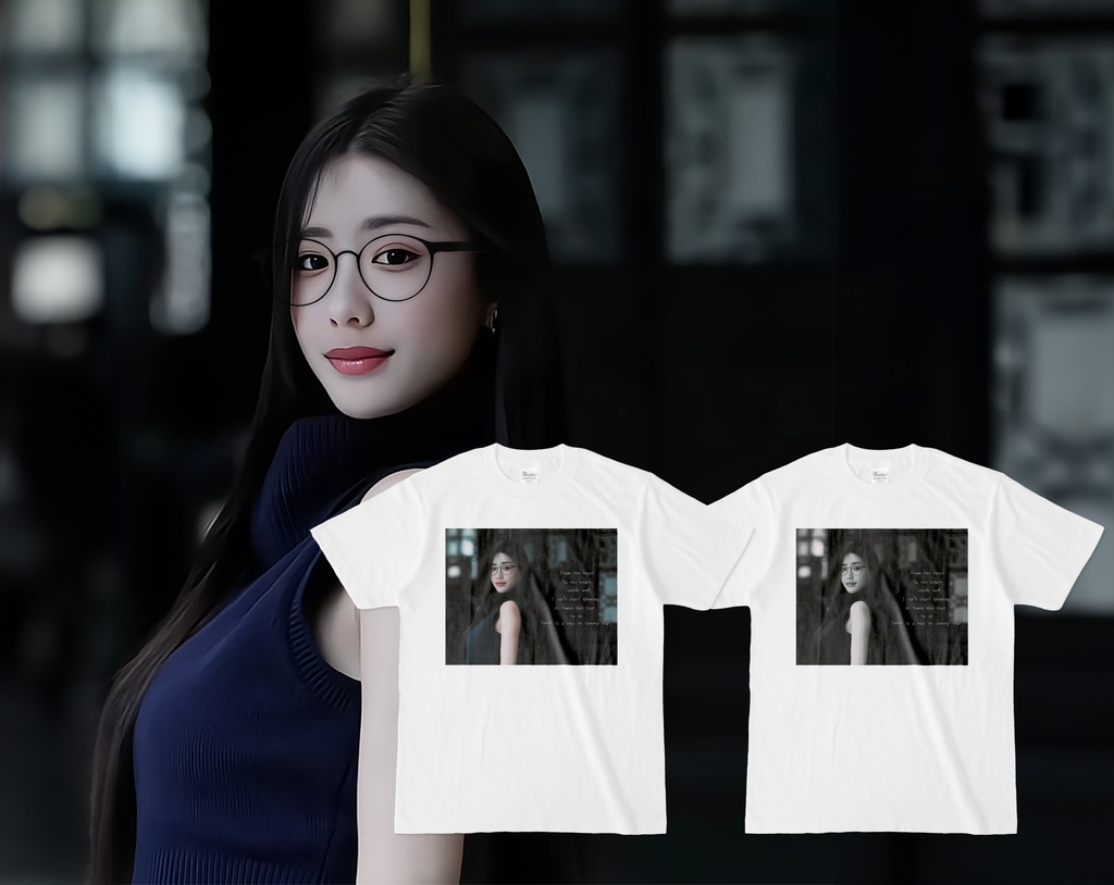 オリジナルデザインプリントTシャツ「nocturne」