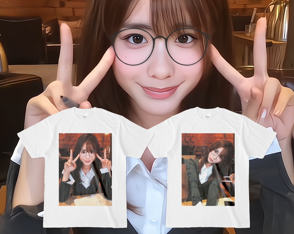 オリジナルデザインプリントTシャツ「niko」