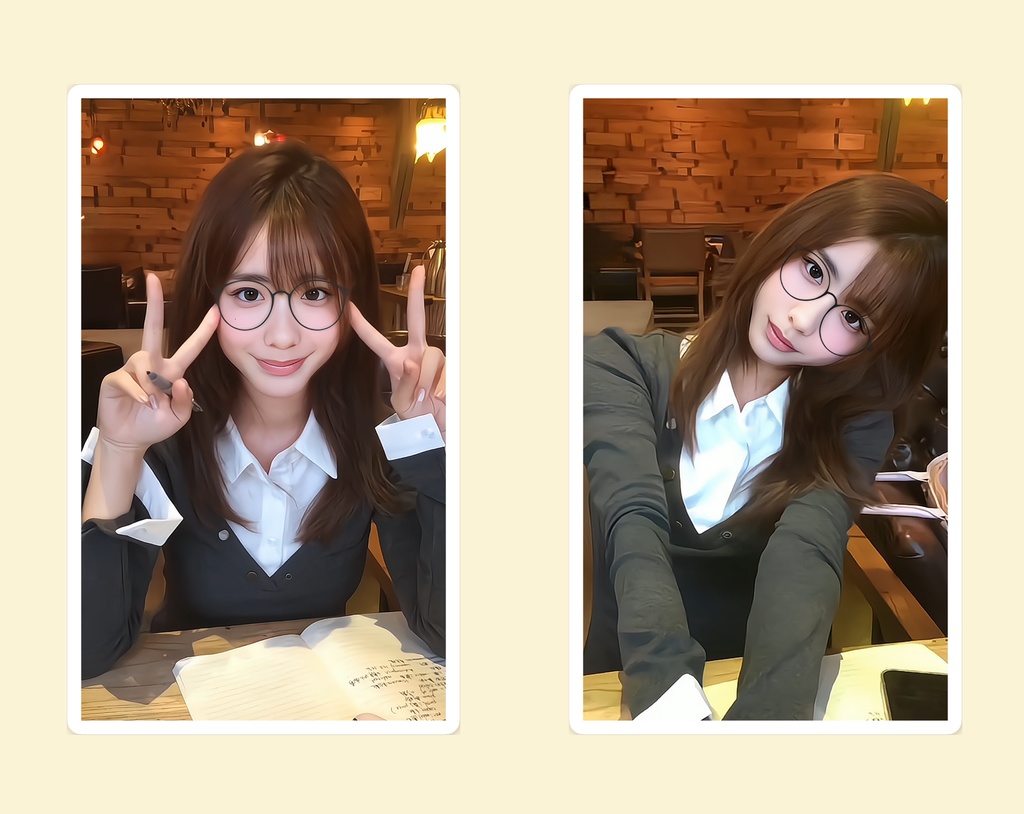 スマホステッカー「niko」