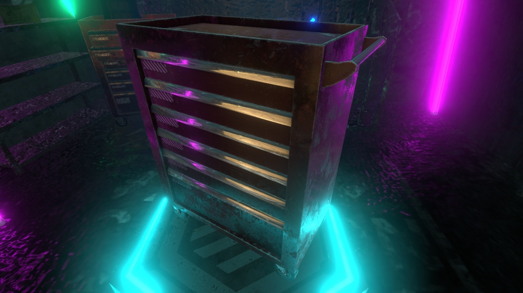 【3Dモデル】ツールキャビネット