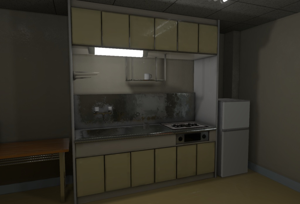 【3Dモデル】台所 / Japanese Retro Kitchen