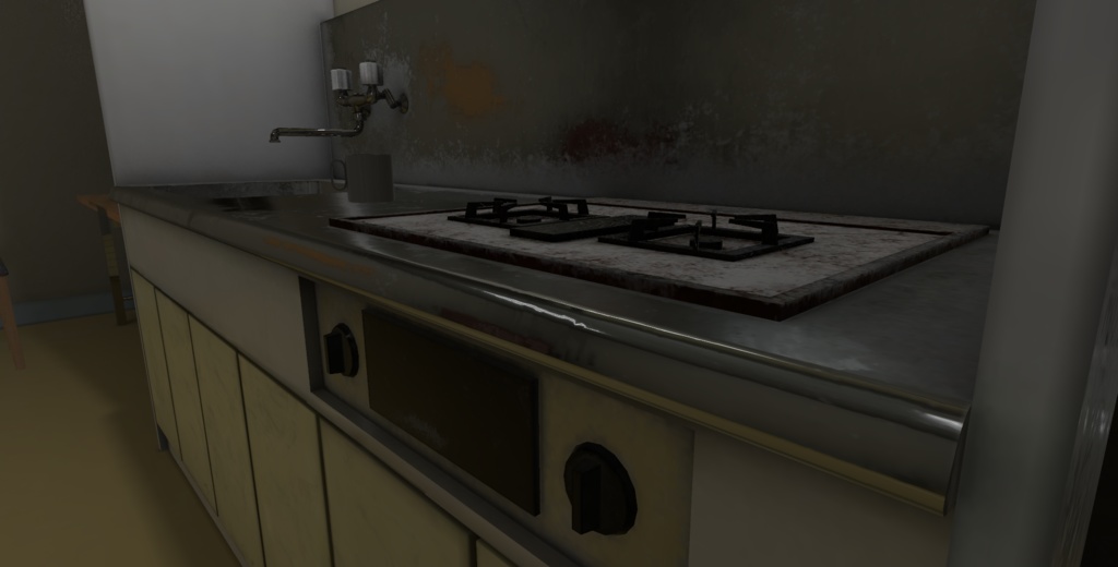 【3Dモデル】台所 / Japanese Retro Kitchen