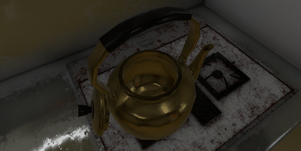 【3Dモデル】やかん / Japanese Kettle