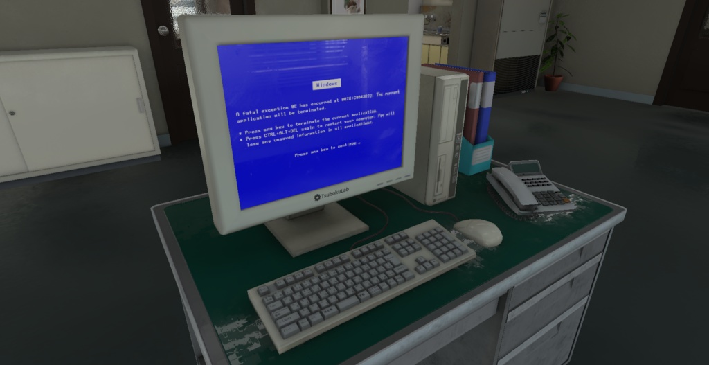 【3Dモデル】昔のパソコン / Old PC