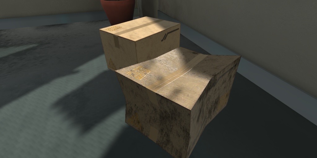 【3Dモデル】段ボール箱 / Cardboard Box