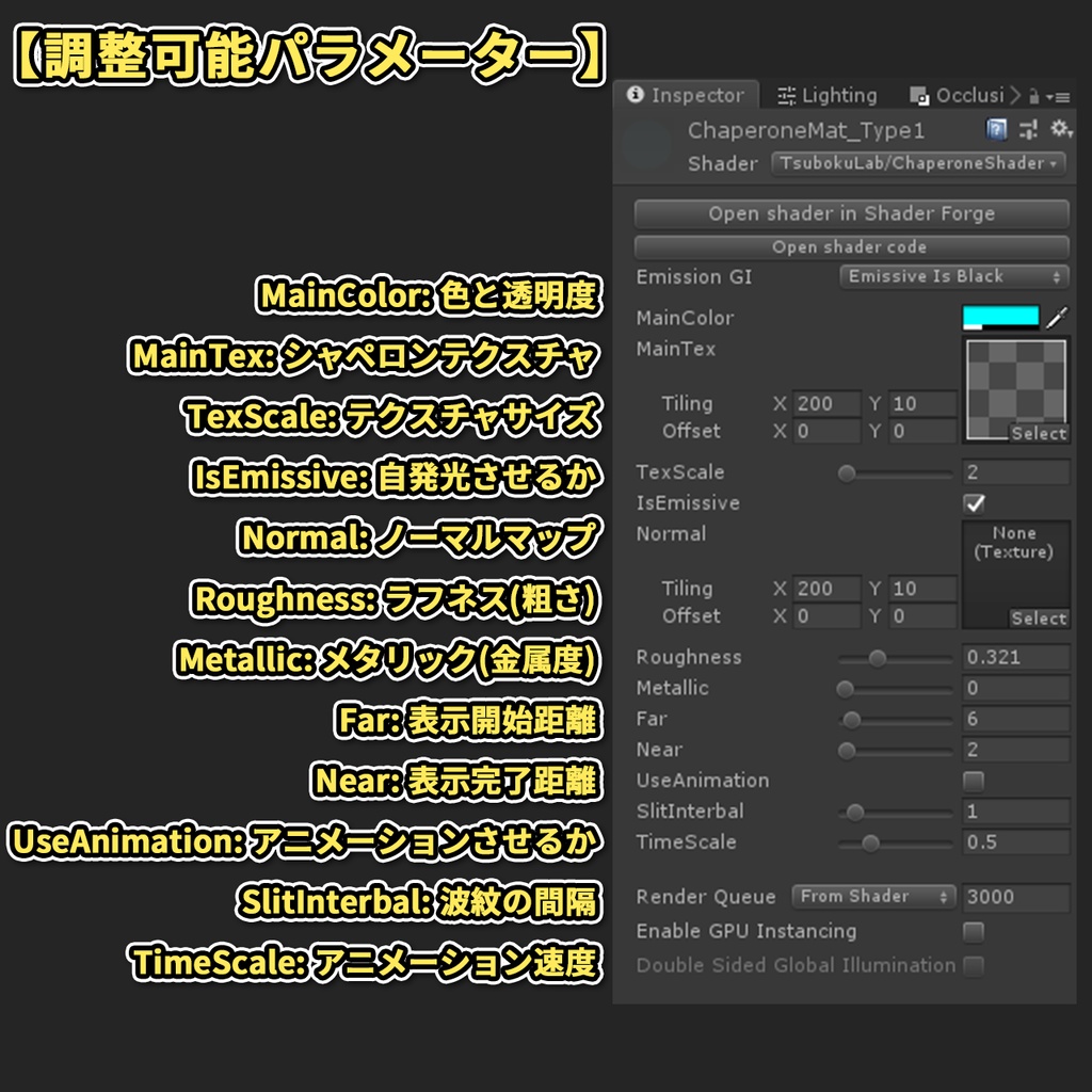 シャペロンシェーダー / Chaperone Shader