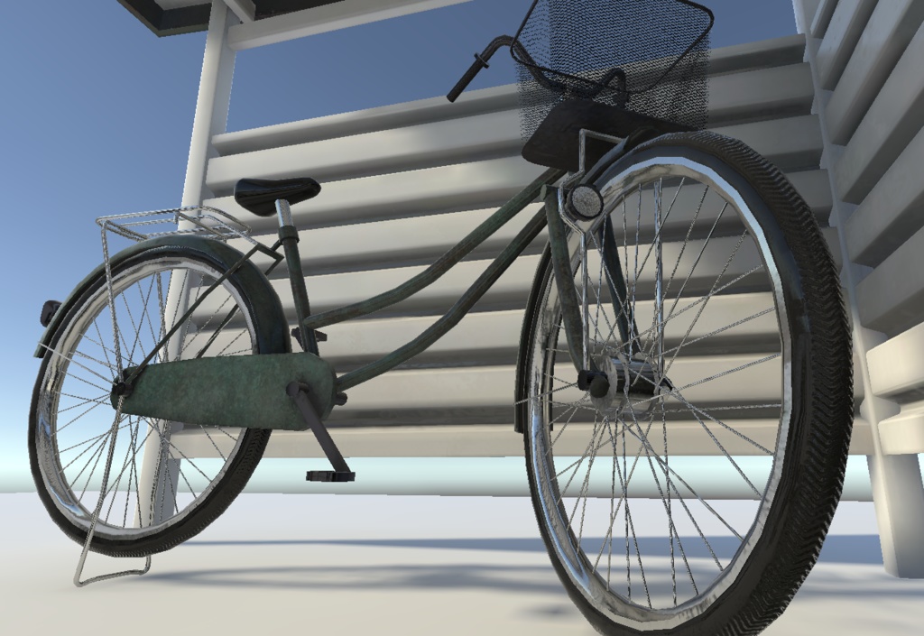【3Dモデル】駐輪場セット / Bicycle Storage Pack