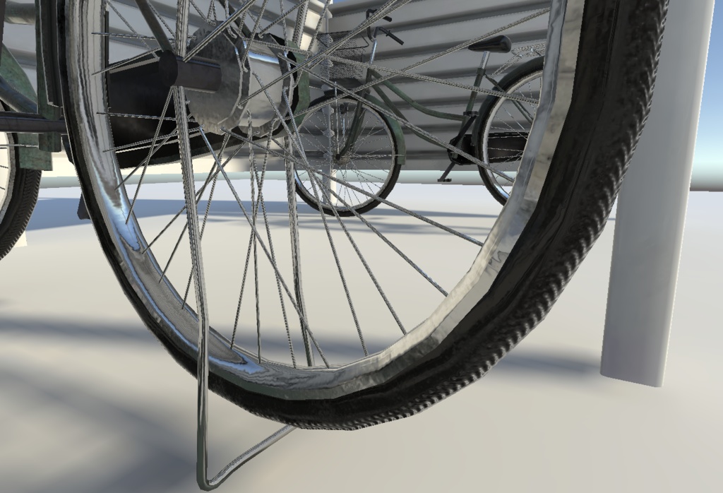 【3Dモデル】駐輪場セット / Bicycle Storage Pack