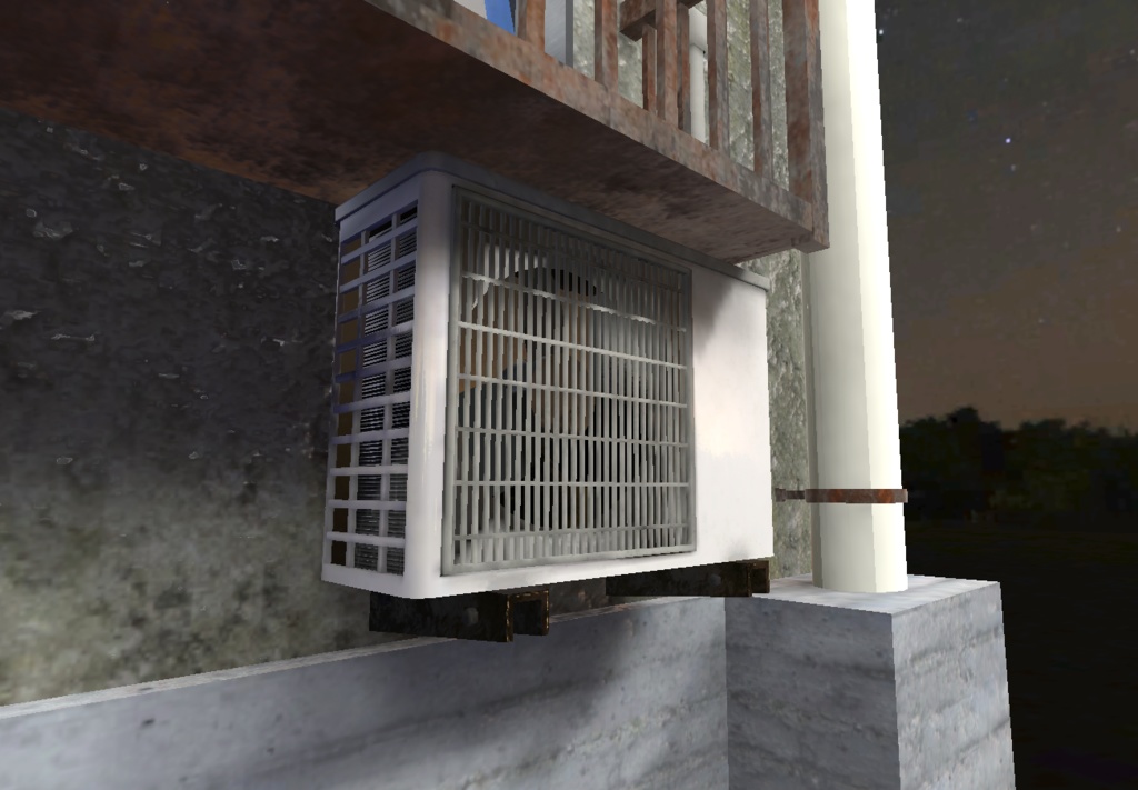 【3Dモデル】室外機 / Outdoor Unit