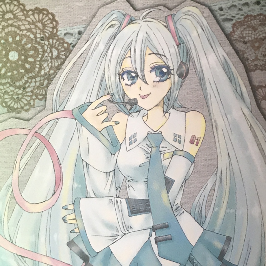 【初音ミク】ポスカとしおりセット★