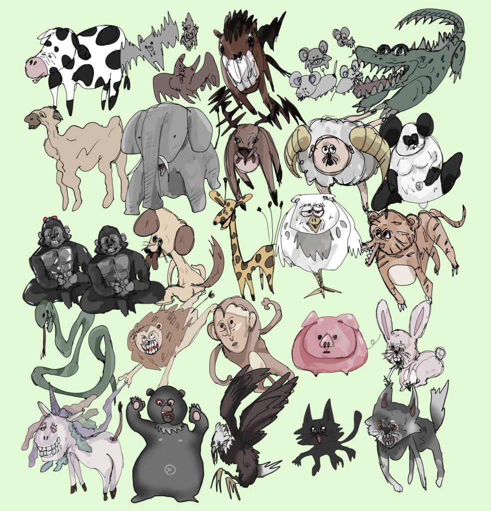 動物素材25種類