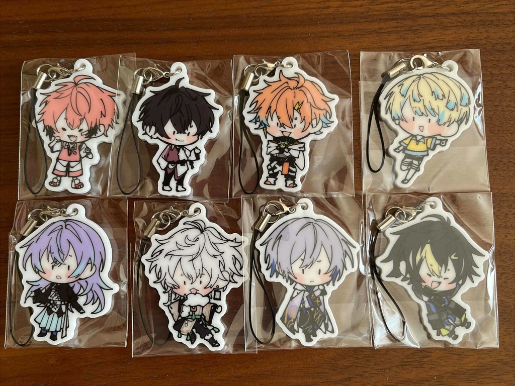 めちゃつえーポーチ/アクリルキーホルダー/ぎゃうるふシールセット