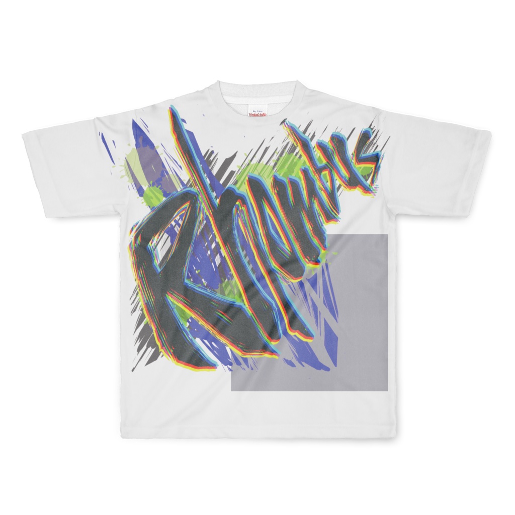 Rhombus 特大文字Tシャツ