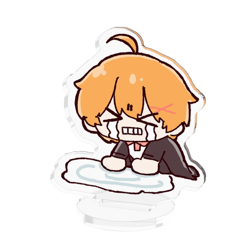 ぎゅ製 渋谷ハルアクリルフィギュア2 うぅ 泣 ぎゅ店 Booth