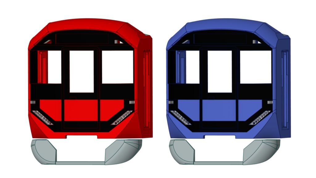 Nゲージ 24年ぶりの新型通勤電車 前面パーツセット