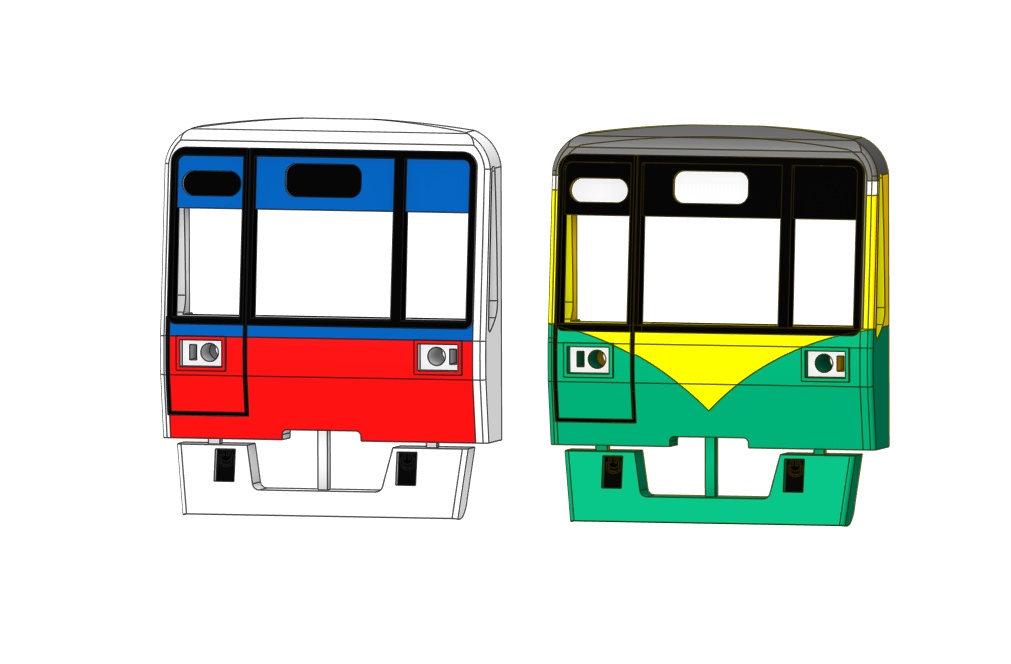 漢江の中抵抗 前面パーツセット