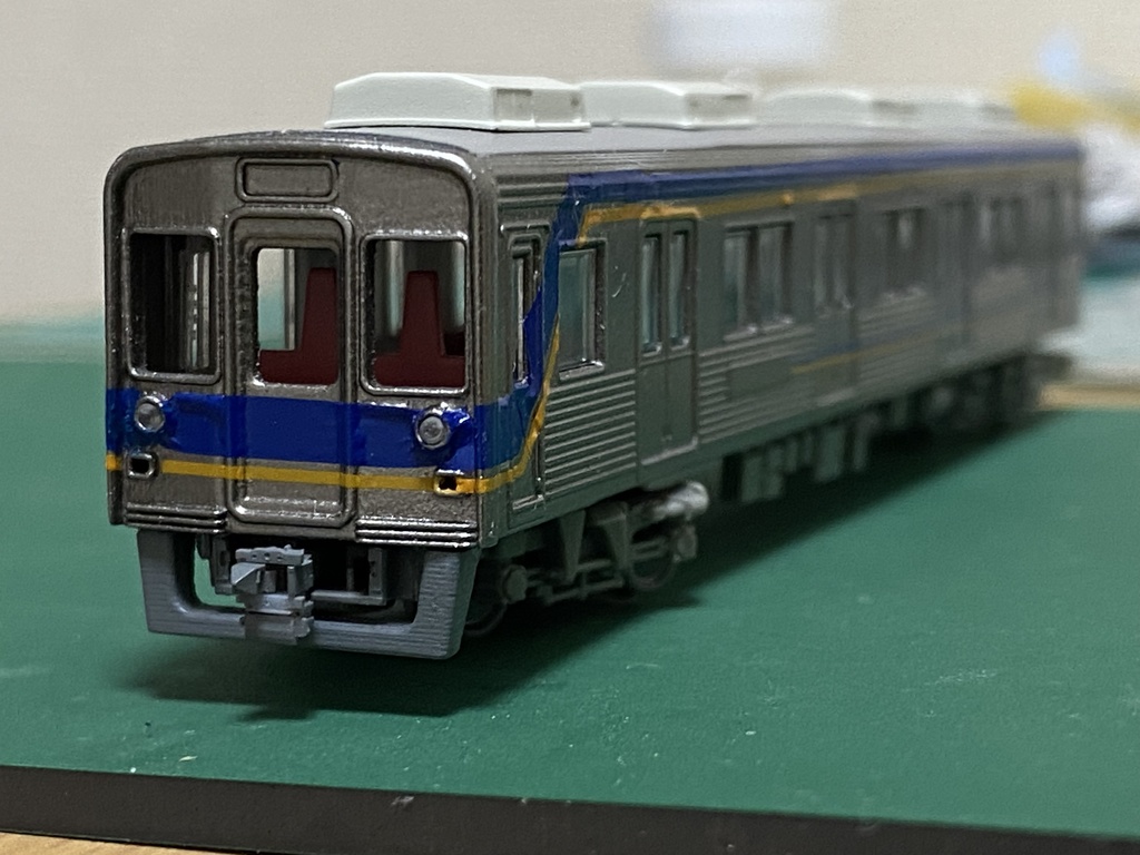 萩原天神の額縁電車 前面パーツセット