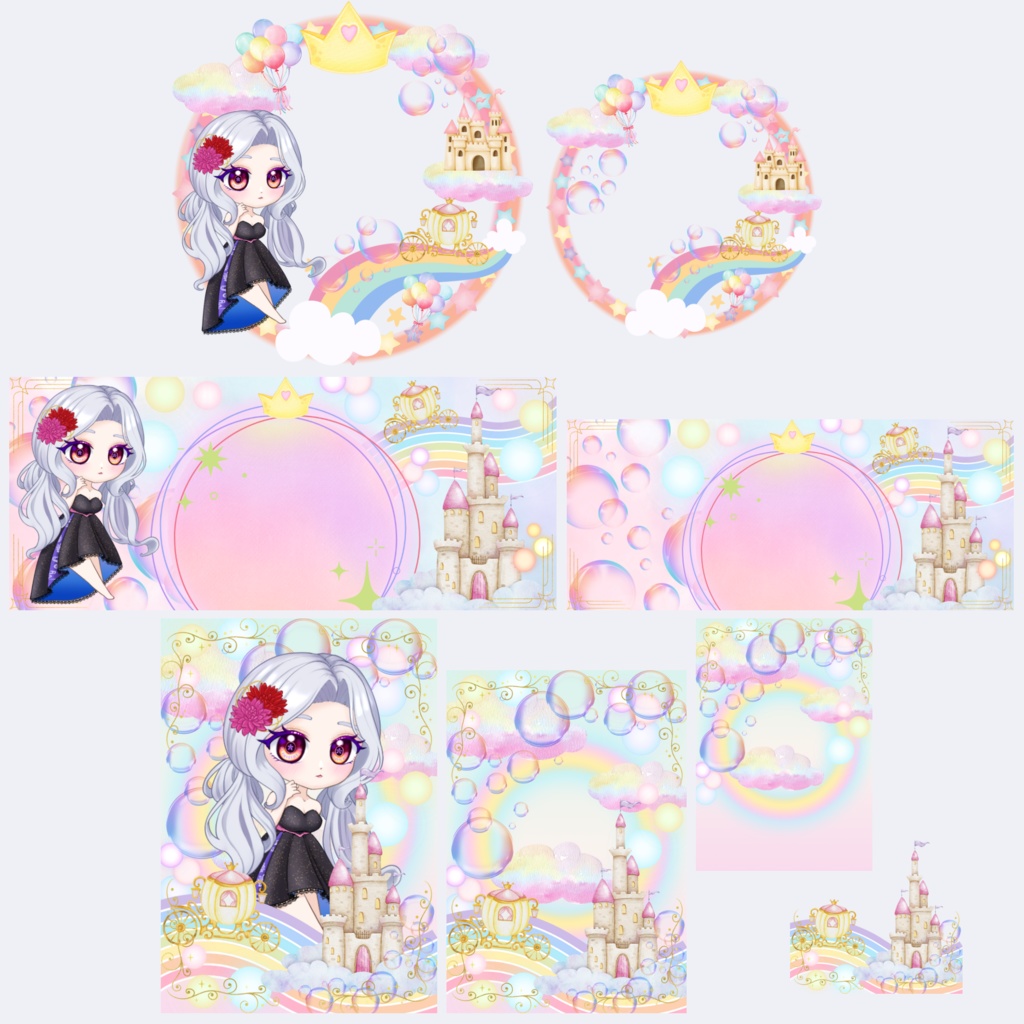 パステルメルヘンなデジタルグッズ素材