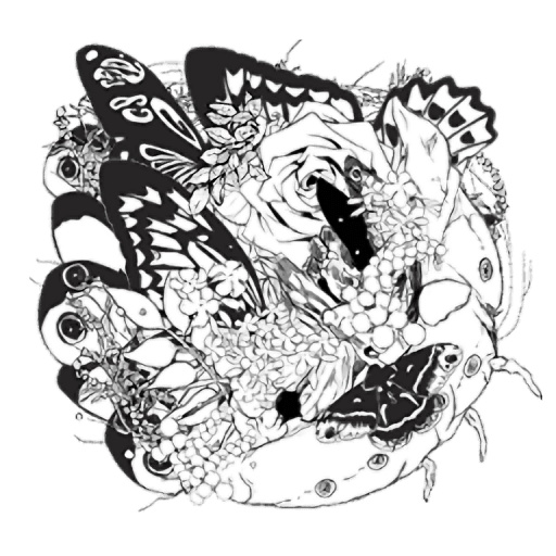 『触手を売る店』ステッカー