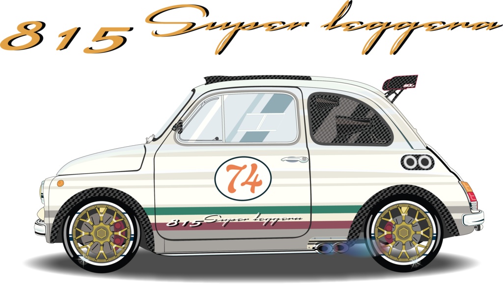 ミニマリストアートクラシックカー