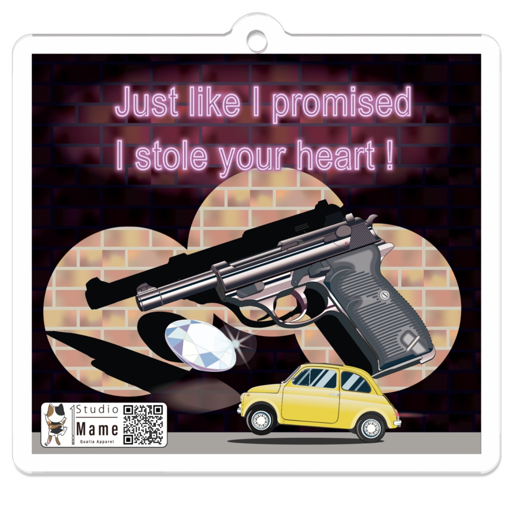 ミニマリストアートハンドガン