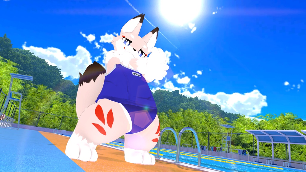 【MA対応】【無料】Flat Swimsuit Ver.2