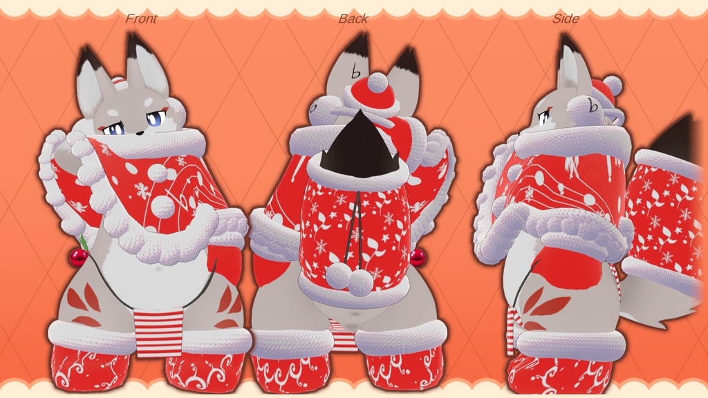 【MA対応】【無料】Xmas ''Fundoshi'' cloth for flat