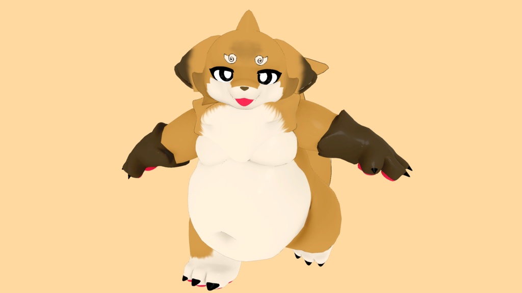 シャータ(Shata)【VRChat想定3Dモデル】