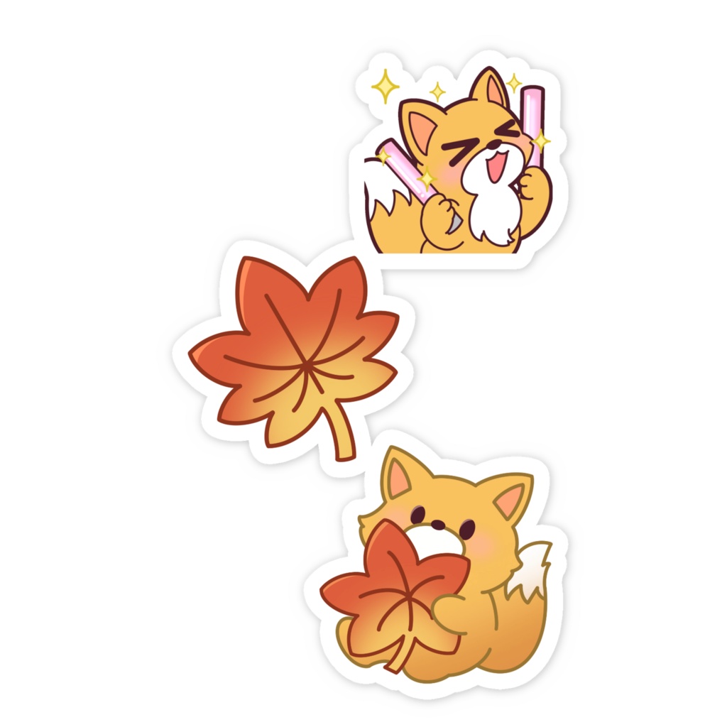 きゅーちゃんスマホステッカー【秋月ゆうと】