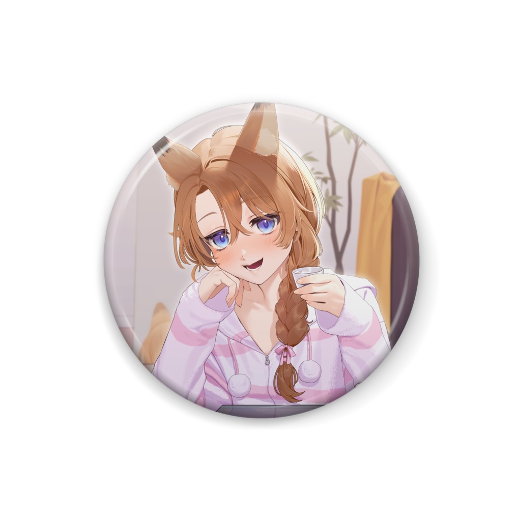 秋月ゆうと【晩酌ver缶バッジ】