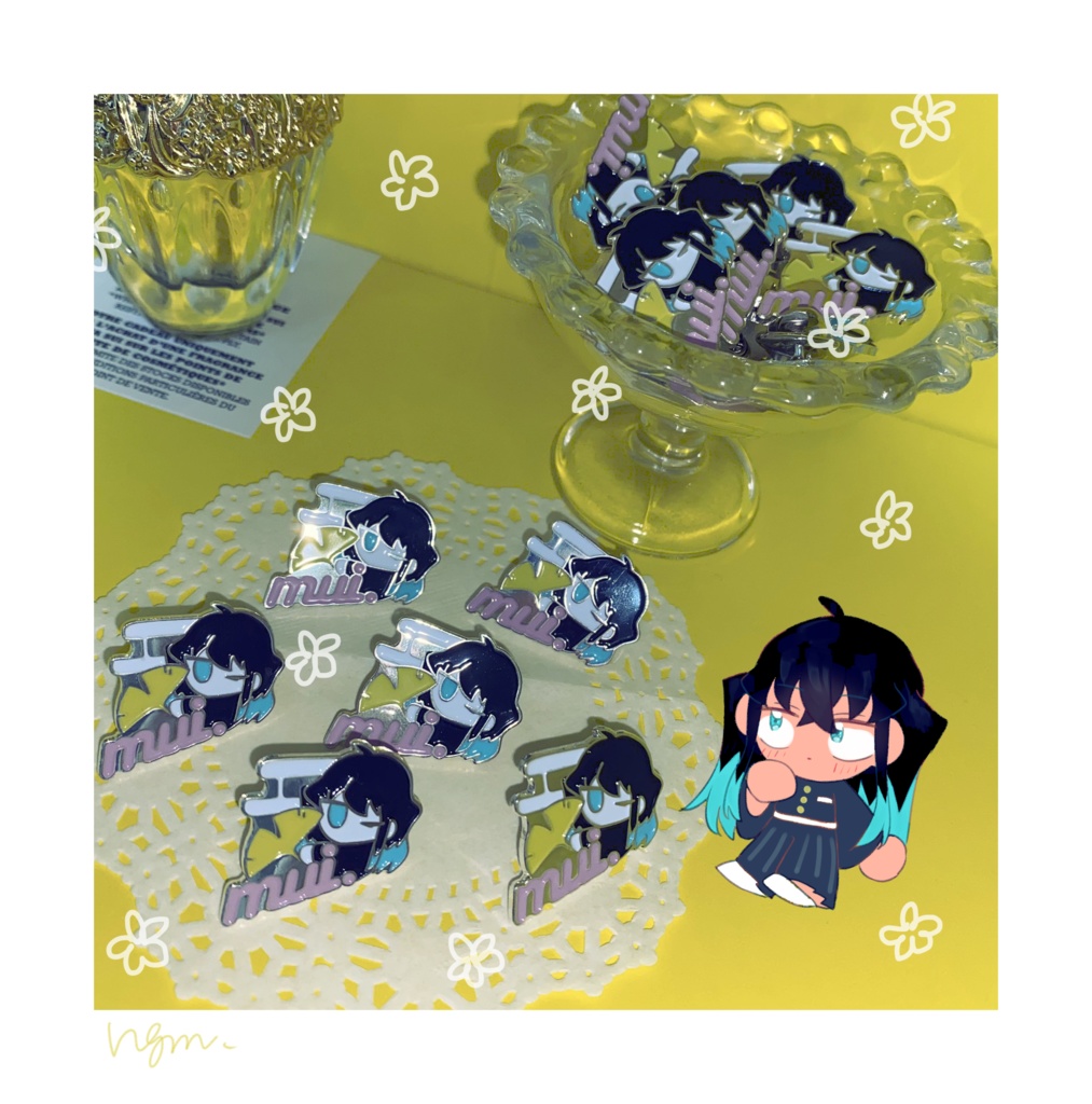 【鬼滅】むいピンバッジ