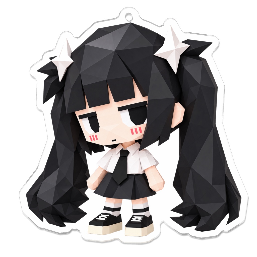 ローポリNLたんアクキー