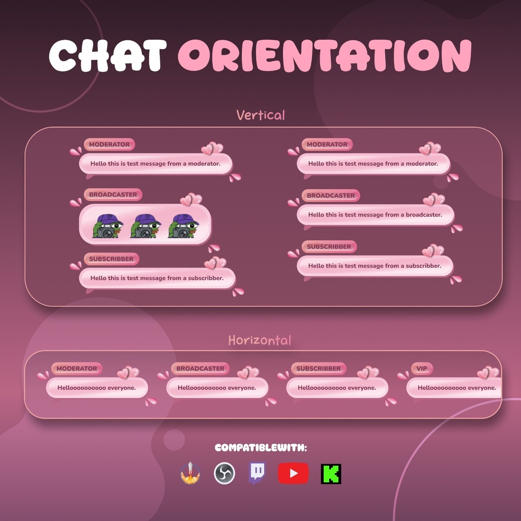 Jelly Bubble Chat Widget for Twitch & YouTube - StreamElement (Digital Download) (v1.0.0)