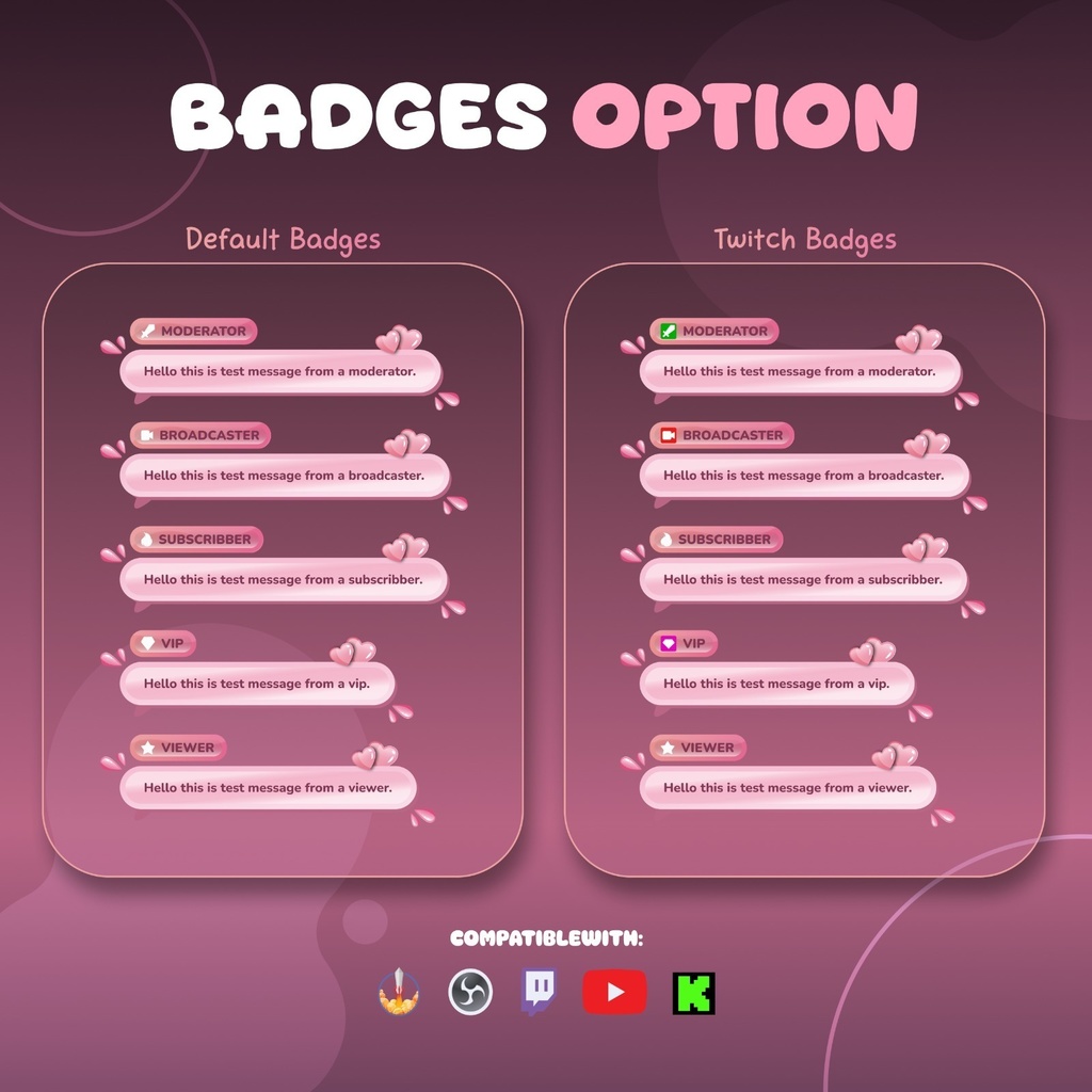 Jelly Bubble Chat Widget for Twitch & YouTube - StreamElement (Digital Download) (v1.0.0)
