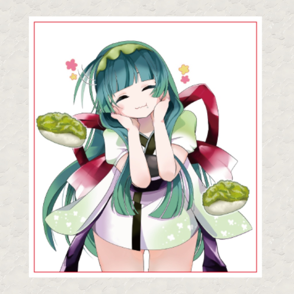 東北ずん子複製ミニ色紙④ kuramin