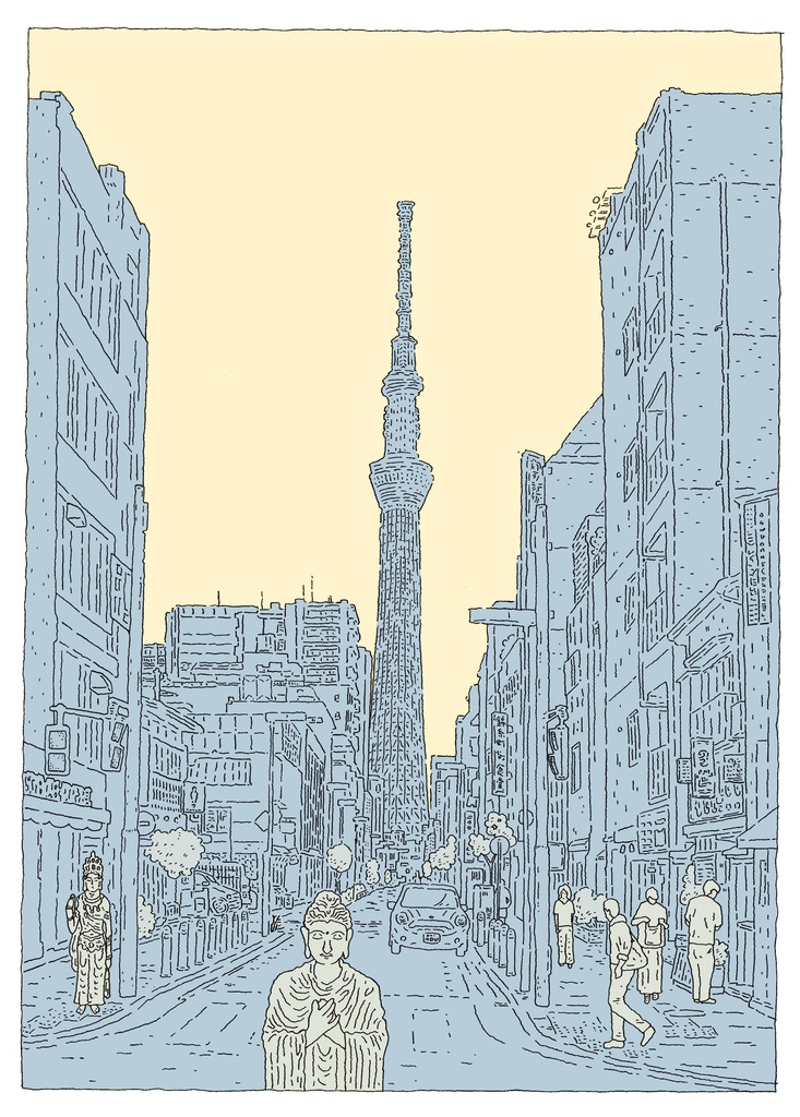 旅先の塔(日本・東京)