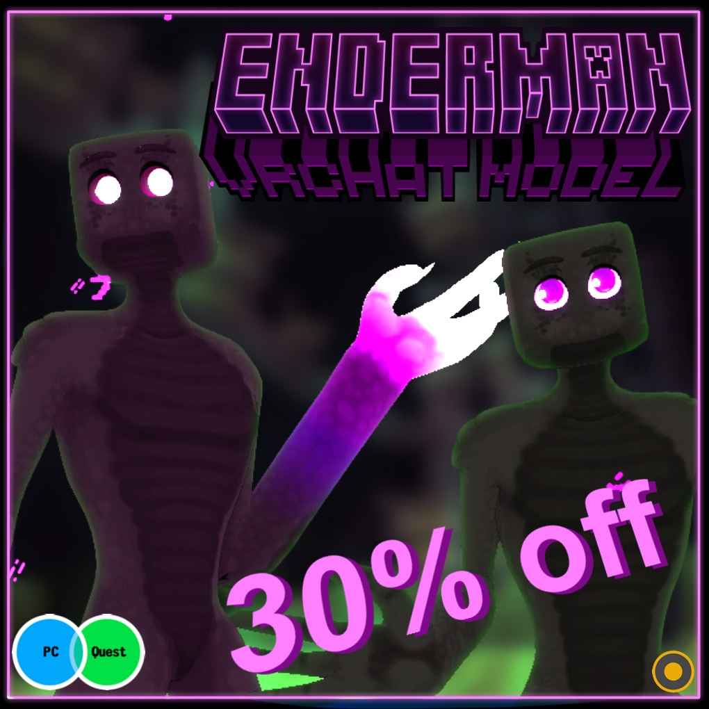 Enderman [VRChat] Pc +Quest (30% off BIG UPDATE)